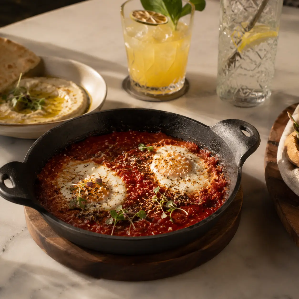 Signature Shakshuka & Hot Skillet Platters