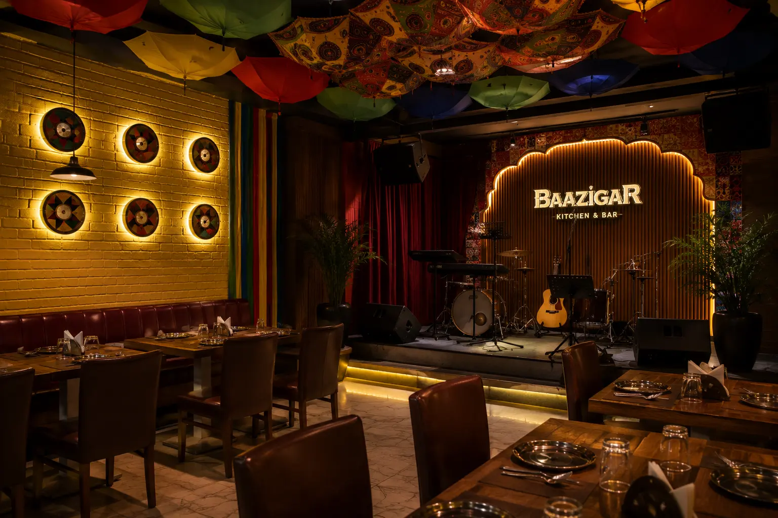 Live DJ & Acoustic Layout at Baazigar
