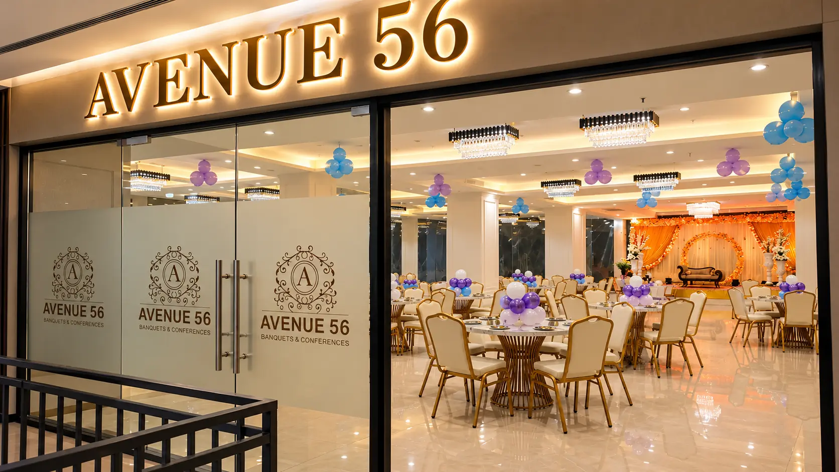 Avenue 56 Grand Banquet Hall Architecture